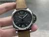 Watch Mens 98 Panerass Designer 42mm Mino Automatic Mechanical Men 's PAM00904 샷 럭셔리 풀 스테인레스 스틸 방수 손목 시계