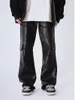 Men's Suits 27-46 2024 Men Clothing Hair Stylist Hip Hop Micro Speaker Multi Pocket Frock Casual Pants Plus Size Costumes