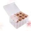 Storage Bottles 12 Pcs Corks Glass Sealed Food Grains Container Scented Tea M Tank