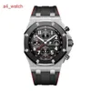 Relógio de pulso Celebrity AP Royal Oak Offshore Series 26470SO Anel de cerâmica de aço de precisão Vampiro Mens Cronometragem Moda Lazer Negócios Esportes Máquinas Relógio