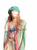 Femmes Cardigan Tricoté Pull Y2K Belle Tricots Style Coréen Dopamine Fille Vêtements Colorés Nouveau Tricot Doux Automne Tendance Tops 35op #