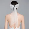 V04A Mini Pearls Veils Bridal Bows Veil de mariage perlé avec peigne Frs Communi Girls Bachelorette Party Acturations K1qi #