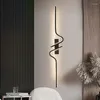 Wandlamp moderne minimalistische strip led slaapkamer nachtkastje schansverlichting woonkamer achtergrond deco lampen