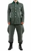 ww2 WWII German Army M36 Officer Wool Field Tunic & Breeches Military Uniform High Quality n4Ak#