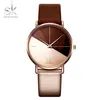 SK montres en cuir de luxe femmes montres à Quartz de mode créative pour Reloj Mujer dames montre-bracelet SHENGKE relogio feminino 210325251F