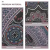 Bath Mats Semicircular Rugs Rugs Bohemian Style Mat Unik Funky Ground Polyester Waterproof