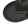 ベレー帽カウボーイハットフェドーラス西部の女性用男性カジュアルウェアユニセックス