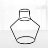 Vases Iron Wire Flower Vase Metal Dry Arrangement Container For Home Dormitory Desktop Decoration