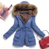 Primavera Autunno Giacca invernale da donna 2024 di spessore caldo con cappuccio Parka Mujer Cott cappotto imbottito 3XL giacca casual sottile femminile E9Qr #