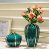 花瓶2024ノルディッククリエイティブチャイニーズスタイルライトラグジュアリーセラミック花瓶の装飾品リビングルームエルモデルソフトデコレーション