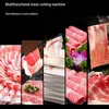 220V Electric Food Slicer Meat Food Hushållen Desktop Meat Slicer Lamb Beef Slicers 0-12mm Bread Ham Meat Cutting Machine