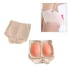 Calcinha feminina buremovível almofadas de silicone conjunto levantar acolchoado grandes nádegas falsas realçador briefs bulifter roupa interior