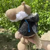 Stuffed Plush Animals 25-80cm Black Color Wolf with Sheep Cloth Plush Toy for Cute Baby/ Kids Gift Plush Doll Free Shipping240327