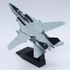 1/100 US Navy F-14 Tomcat Skeleton Fighter Plane Model Diecast Military Airplane Models for Collections and Gift