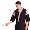 Heren Tuniek Japanse Koksjas Sushi Kok Apr Unisex Restaurant Werkkleding Uniform Vrouwen Kimo Catering Bakkerij Gebak 58dK #