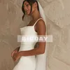 زفاف حورية البحر الأنيقة Dres Women 2024 Open Back Spaghetti الأشرطة الساتان ساتان ساتان بسيطة للعرائس مسح القطار Vestidos de Noiva G4b7#