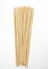 Espeto de bambu de madeira 40cm varas de bambu brochette descartável grill festa tornado batata ferramenta para churrasco espetos de madeira 4614909