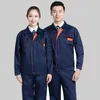 LG Рукава Рабочая одежда для мужчин Прочная рабочая униформа для мастерской Рабочие комбинезоны Авторемонтники Рабочие костюмы Куртка Брюки D8Rq #