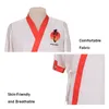 Sushi Costume Camicia bianca Giacca da cuoco da uomo in stile giapponese Ristorante Profial Giacca da cucina Hotel Uomo Donna Chef uniforme T7yv #