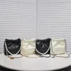 22 Дизайнерская сумка Высокое качество Женские сумки Большая сумка Жемчужный кошелек Золото Металл Украшенная кожаная сумка для покупок модная Большая пляжная сумка роскошная дорожная сумка через плечо