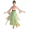 traditial Chinese Folk Classical Dance Costumes Girls Hanfu Clothing Ancient Elegant Practice Clothes Guzheng Dance Costume 51cV#