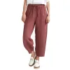 Dames broek capris zomer vaste kleur casual losse pocket katoen linnen negen minuten pantalones de mujer ropa drop levering kleding clo otag0