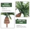 Dekorativa blommor 10 PCS Faux Tree Coconut Model Liten Fake Plant Building Sand Table Architectural Mini Trees Plants Artificial Decor