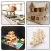 1/1.5/2/3 mm 5 -stks Lichtgewicht Craft Board Model Toys Building Canving Handwerk educatieve DIY Accessoires Diy Balsa Wood Chips