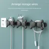 Kitchen Storage Cord Winder Wire Household Appliances Plug Fixer Coffee Machine Winding Clip Rack