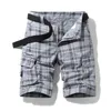 Men Shorts Fashion Plaid Beach Shorts męsne szorty kamuflaże