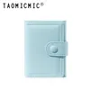 Wallets Women's Short Wallet Card Bag Integrated Multi-use Student Three-fold Coin Storage Hand Pink Yellow White Blue Girl
