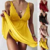 Women's Sleepwear Lace Dress Lingerie M-3XL Summer Underwear Womens Comfortable Nightdress Robe Soft V-neck Fashion