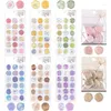 Gift Wrap 144PCS Wax Seal Stickers Self- Adhesive Seals Decorative Stamp Envelope Sticker Clear Crystal For Scrapbook Decor