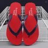 Slippers Men's Flip Flops Fashionable Anti Slip Summer Shoes Personalized Korean Version Sandals Beach Mainland China