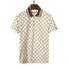 2024ss Lente Luxe Italië Mannen T-shirt Designer Poloshirts High Street Borduren Kleine Afdrukken Kleding Heren Merk Poloshirt