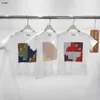 Brand baby T-shirt kids designer clothes child tshirt Size 100-150 CM Alphabet pattern girls boys Short Sleeve tees 24Mar