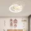 Lustres modernos quarto infantil meninos e meninas led lustre de teto luz lâmpada de quarto de luxo para vestiário el foyer casa lustre