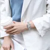 Tiktok liste blanche Kajia bracelet en acier montre pour femme édition coréenne loisirs pointeur bleu montre pour femme en direct