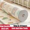 200 cm*180 cm*0,5 cm EPE Baby Play Mat Toys for Children Rug Playmat Developing Mat Baby Room Crawling Pad Double Sided Baby Carpet 240318