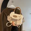 cute Bear Casual Saddle Bag for Women Korean Style 2023 Spring New Trend Coin Purse Female Fi Pu Leather Shoulder Bag s2Kx#