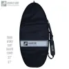 Sacos Ananas Surf 53" 135cm, 57" 145 cm Skimboard Delux Cover Bag Wakesurf Foilboard Protect Boardbag