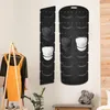 Krokar över dörrhattstativet Hållbart för smalt utrymme Vångsidig användning Baseball Caps Holder Dorm Room Tvätten Sun Hats