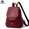 Zaino moda Donna Zaino in pelle di alta qualità Borse da scuola femminili di grande capacità per ragazze Zaino da viaggio per donna Bookbag 240323