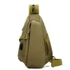 Sacs tactique Sac à bandoulière portable homme militaire poitrine crossboda