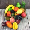 Party Decoration Artificial Fruit Set Home Office Table Centerpiece Foam Fake Pography Snaps Prop Prop