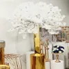 Party Decoration Lavender White Cherry Blossom Table Centerpiece Artificial Flower Ball Backdrop Decor Stage Road blommor 173 Drop DH1WR