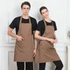 6 Farben Apr Korean Coffee Fr Shop Fi Restaurant Milch Tee Sartisan Backen Maniküre Hot Pot Shop Männer Womens Overalls G1l0 #