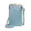Wholesale Ladies Shoulder Bags Street Trend Vertical Woman Coin Purse Joker Solid Color Leather Mobile Phone Bag Candy-colored Fashion Storage Wallet