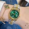 luxury womens watch Top brand 26mm gold designer auto date movement lady watches high quality All Stainless Steel band wristwatches women Christmas Birthday Gift