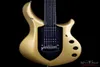 Kampanj 6 strängar Ernie Ball John Petrucci Majesty Gold Electric Guitar Black Hardware 2 Humbucking Pickups Tremolo Bridge2481024